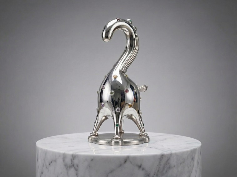 Silver Stallion — коллекционный арт-объект, планета U2BEBETTER, Yoomoota