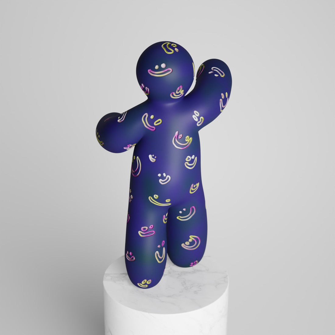 Blue laugh view 4