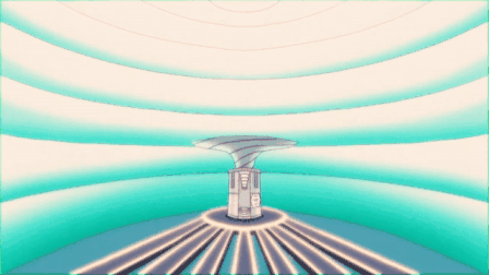 Yoomoota animated universe — Primary Temple of the Curiosity station
