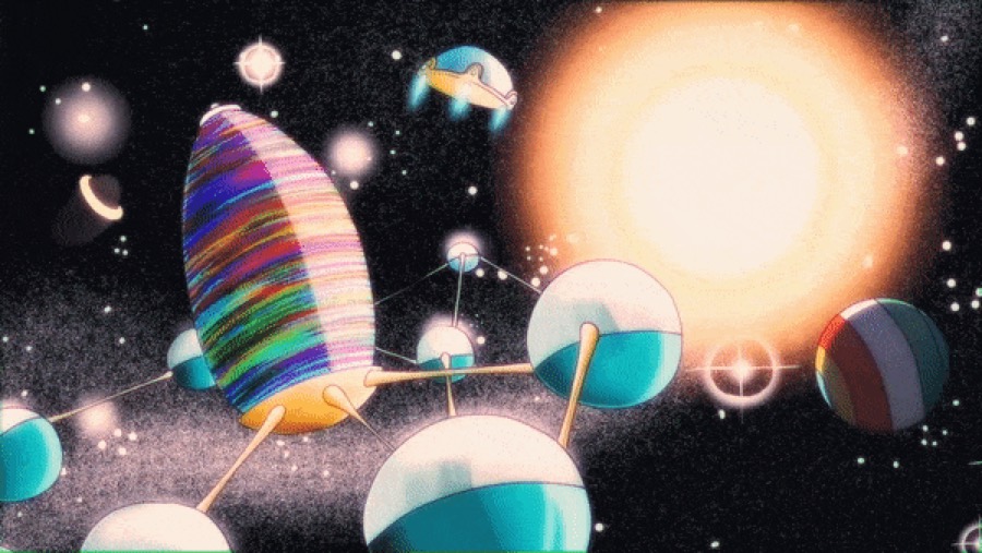 Yoomoota universe — the Loina sun and planets, animated story