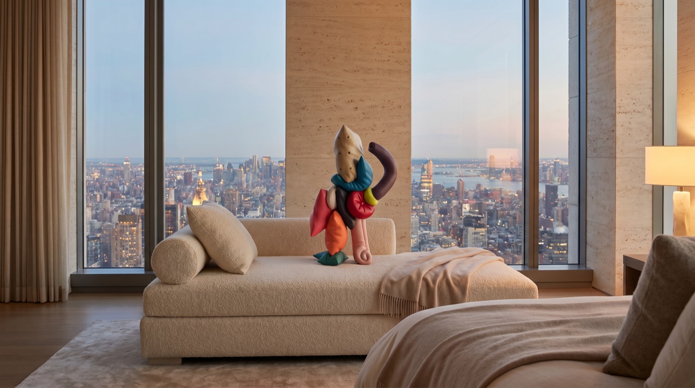 Lazy Wolly — collectible design in a luxury interior